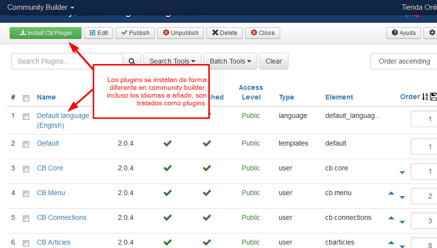 Plugins community builder Plugins community builder