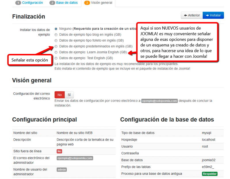 Datos de Ejemplo Datos de Ejemplo