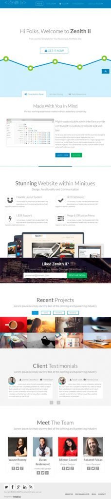 Template joomla! Zenith 2