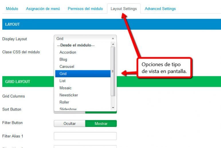 Módulo joomla! Multiuso