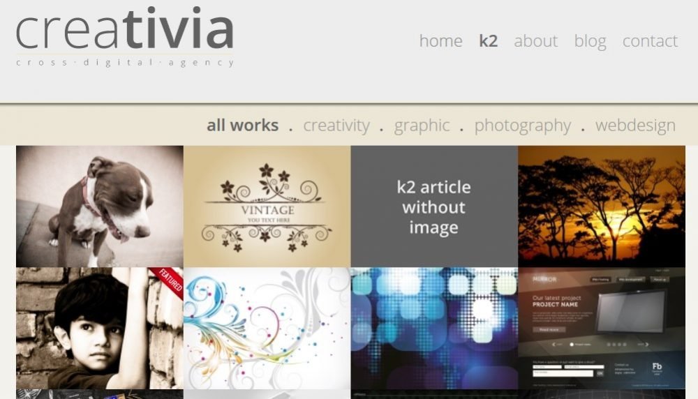 Templates joomla para Creativos