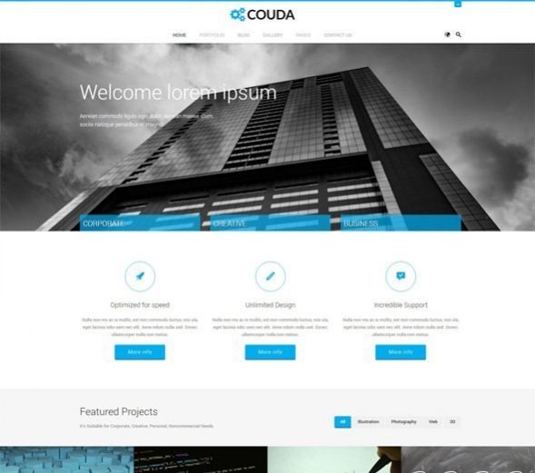 Plantilla joomla jf Couda