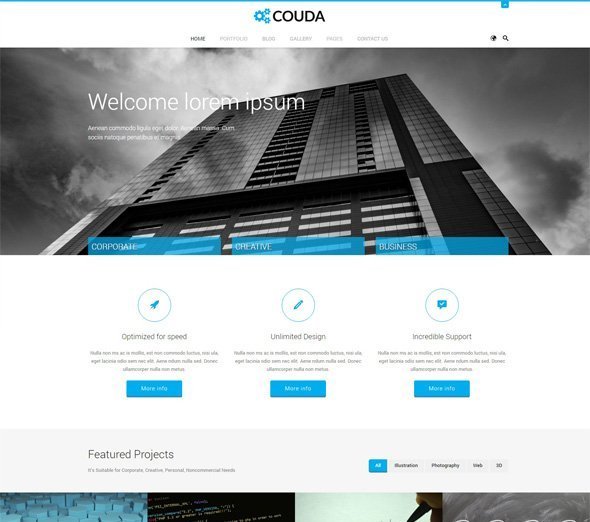 Plantilla joomla jf Couda