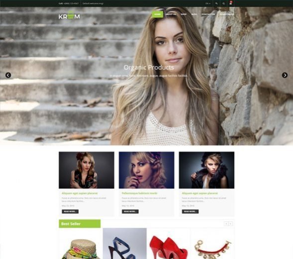 Plantilla joomla JF Krom