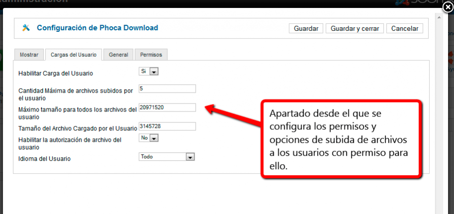 Componente joomla! Phoca Download