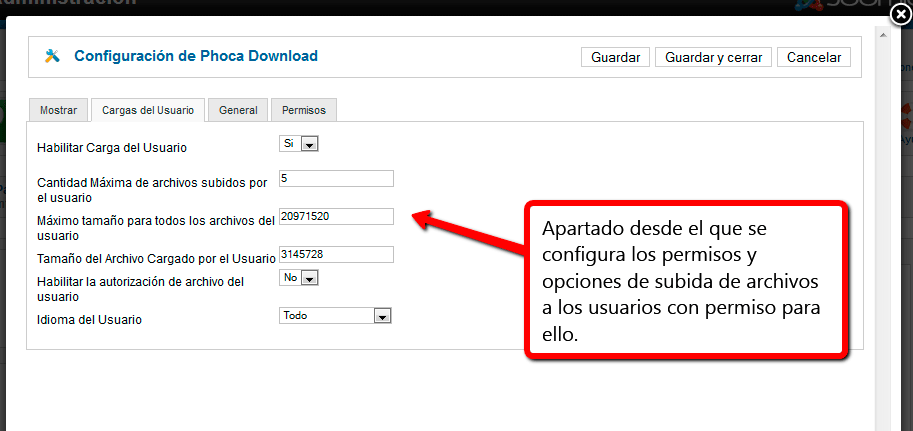 Componente joomla! Phoca Download