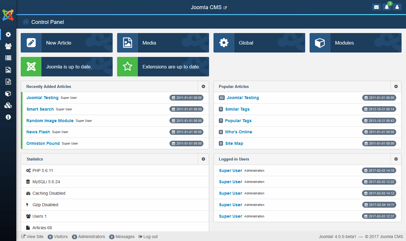 Frameworks Template Joomla!